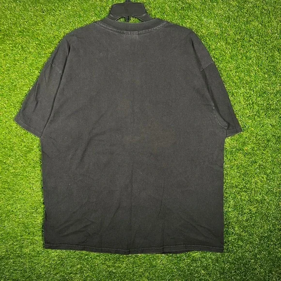 Vintage 90s Keith Haring Sing T Shirt Hanes Heavyweight Black XL Art Graphic